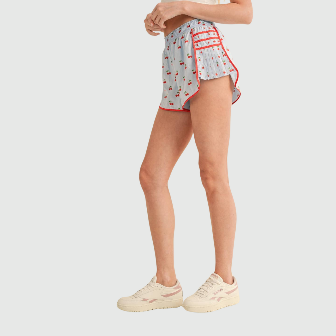 Cherry Print On Point Shorts