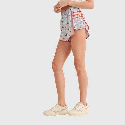 Cherry Print On Point Shorts