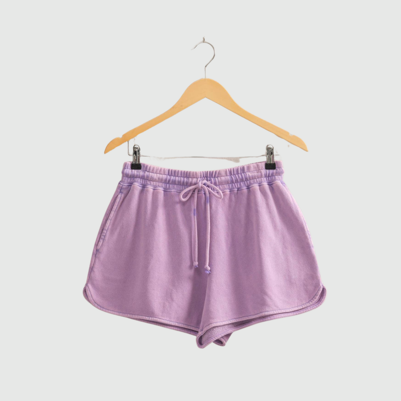 Drawstring Casual Shorts in Wisteria
