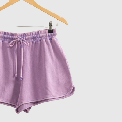 Drawstring Casual Shorts in Wisteria