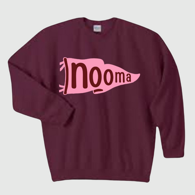 Nooma Pennant Sweatshirt in Burgundy