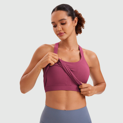 Waist Length Racerback in Washed Mauve