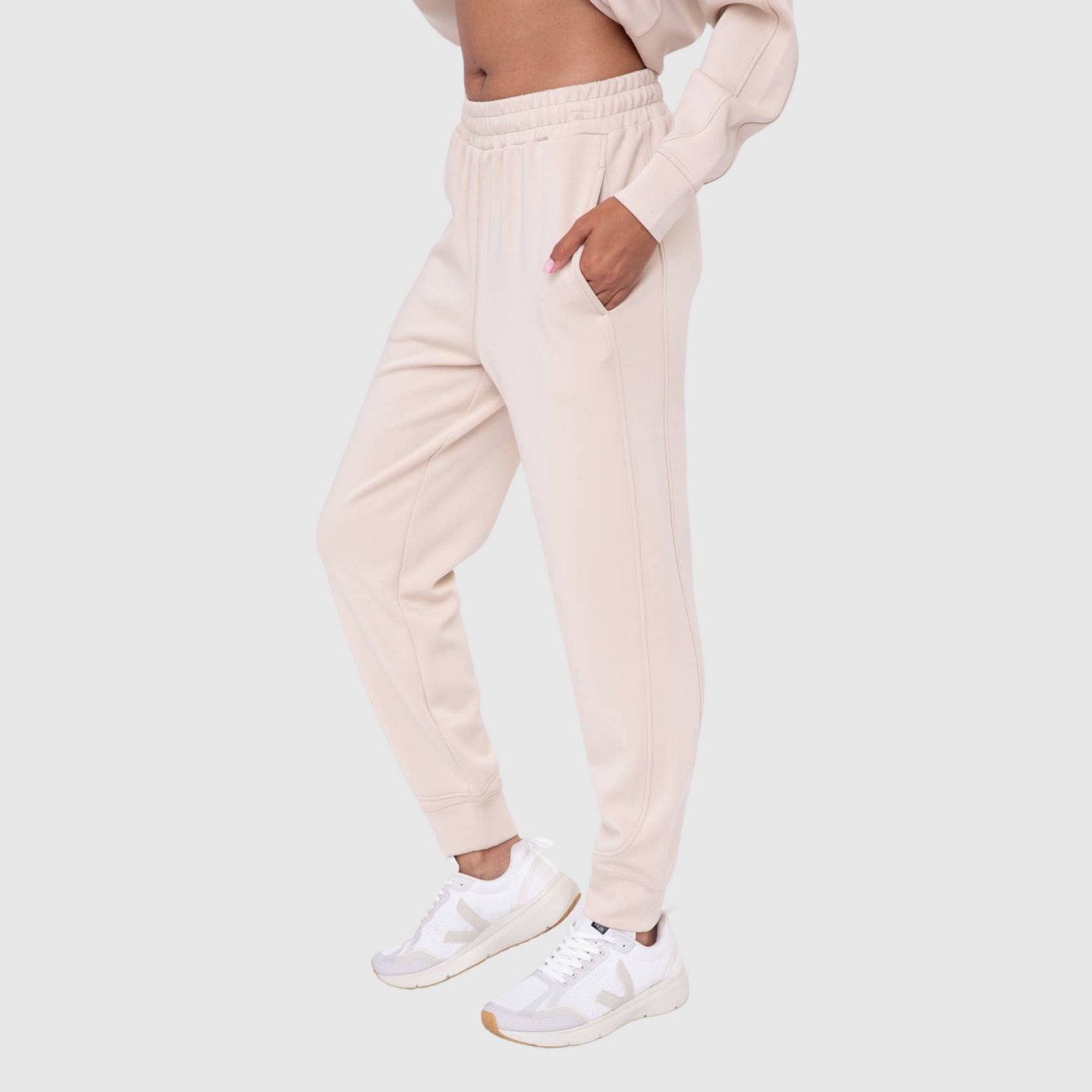 Elevated Contrast Seam Joggers