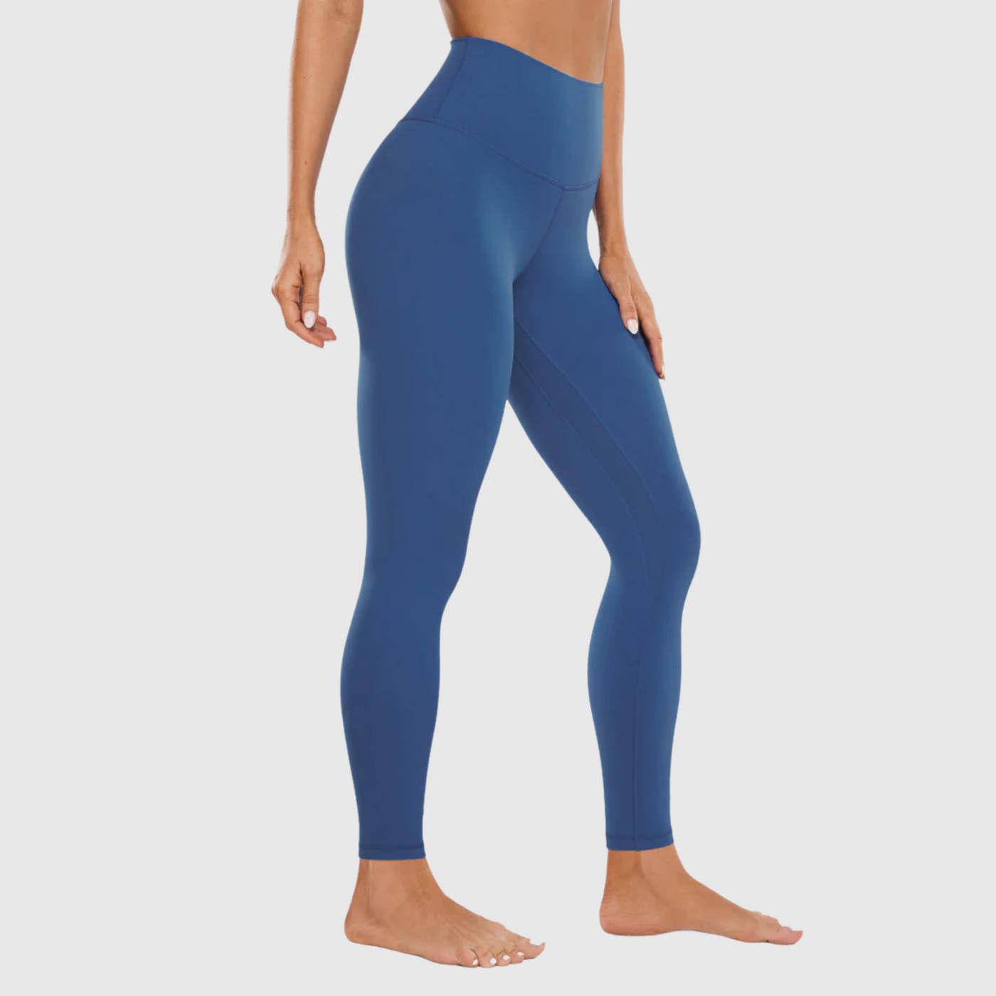 Butterluxe Double seamed Yoga Leggings 28" in Pitch Blue