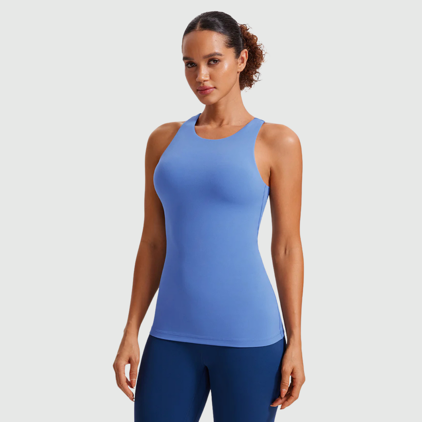 Butterluxe High Neck Tank in Wild Indigo