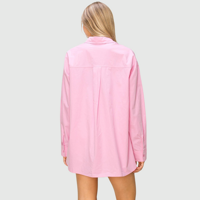 Poplin Shirt in Pink