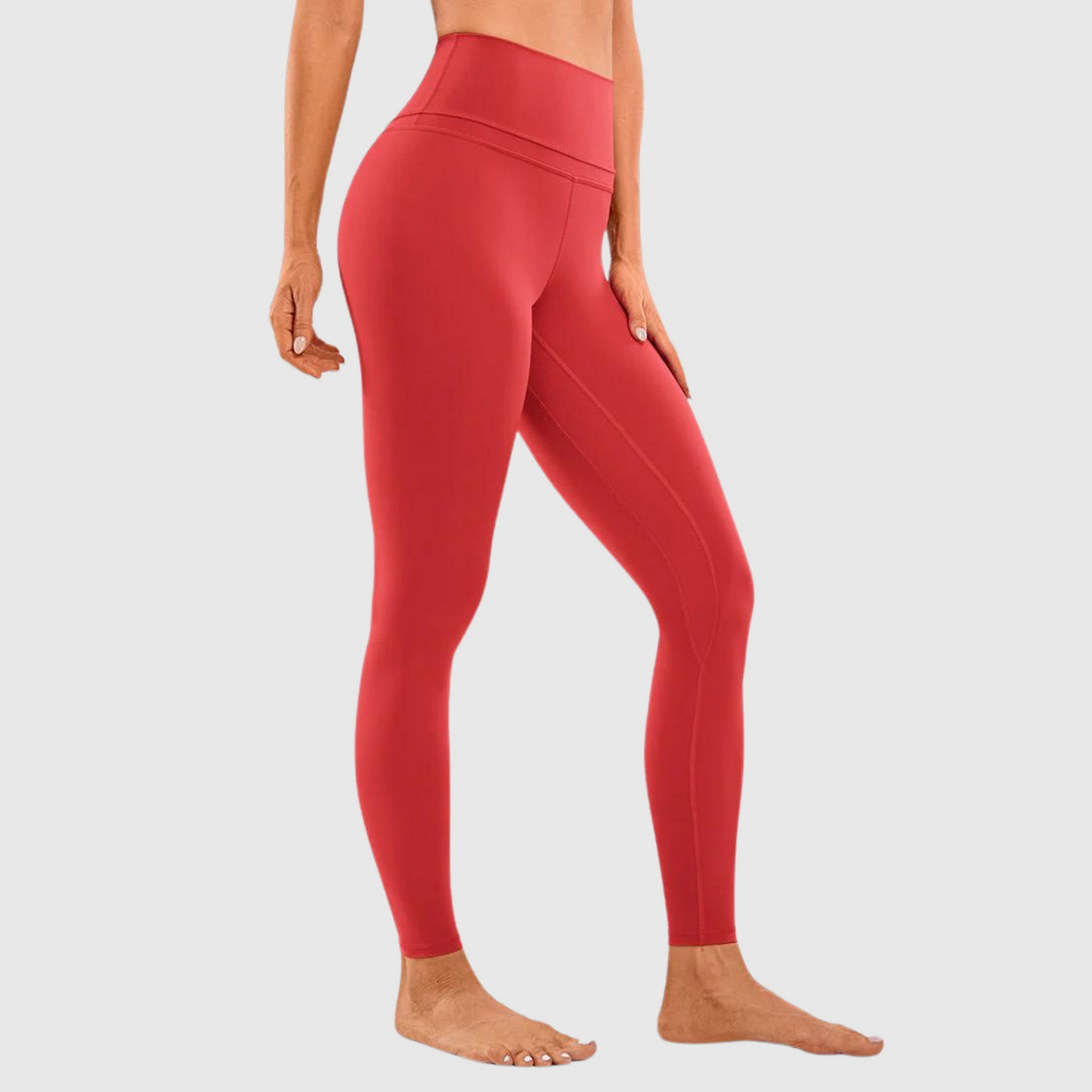 Brushed Nakedfeel Leggings 28'' in Crimson