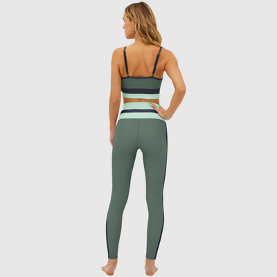 Beach Riot Mariella Legging Palm Paradise Colorblock