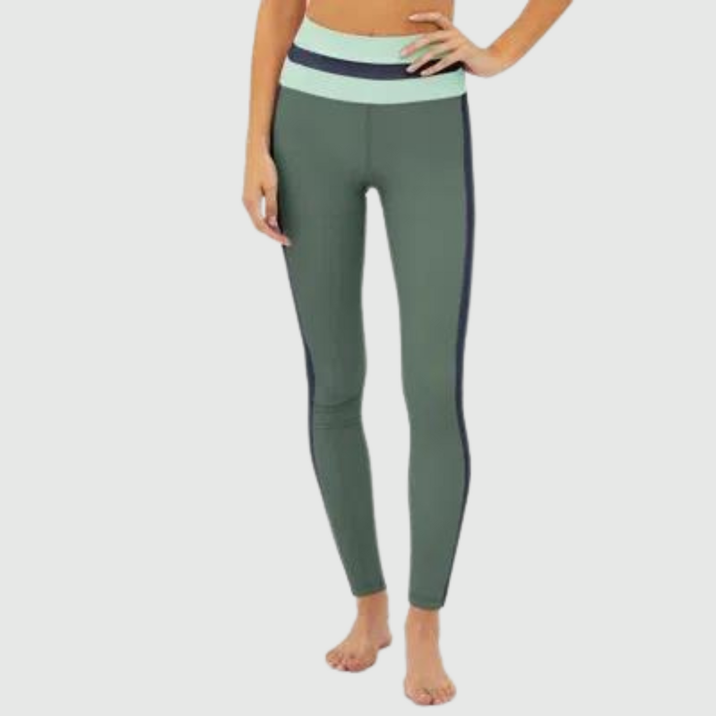 Beach Riot Mariella Legging Palm Paradise Colorblock