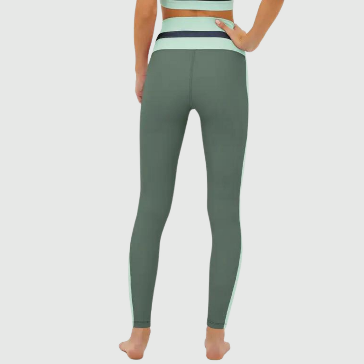 Beach Riot Mariella Legging Palm Paradise Colorblock