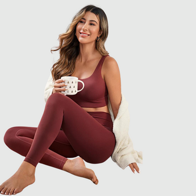 Butterluxe Yoga Leggings 28'' in Noctilucence Red