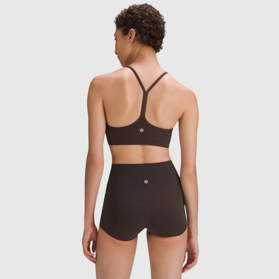 Lululemon Flow Y Bra in Espresso