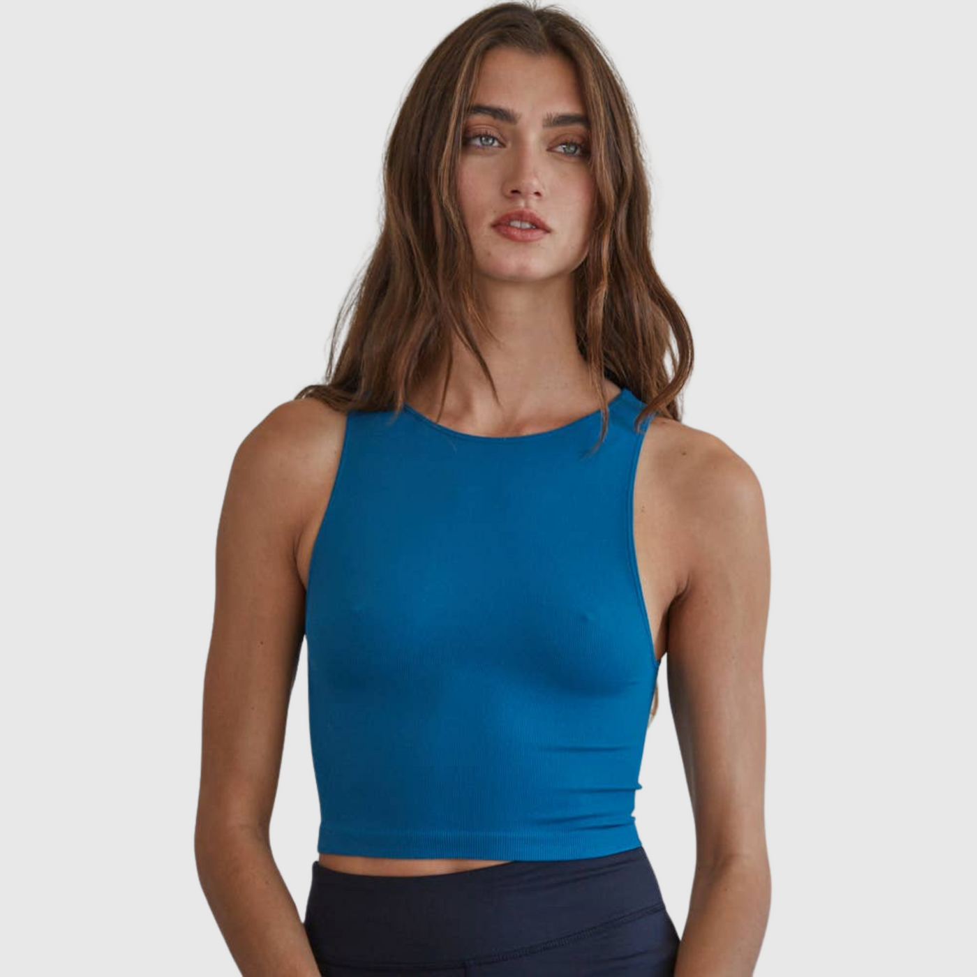 Run Away Top in Moroccan Blue