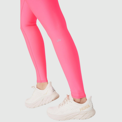 alo AirLift Legging in Fluorescent Pink Coral